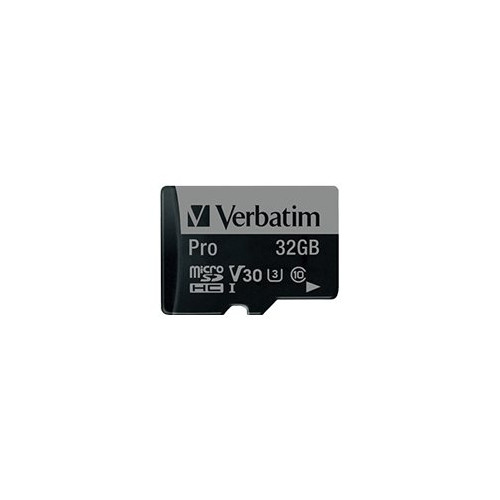VERBATIM Verbatim PRO - flash-minneskort - 32 GB - microSDHC UHS-I