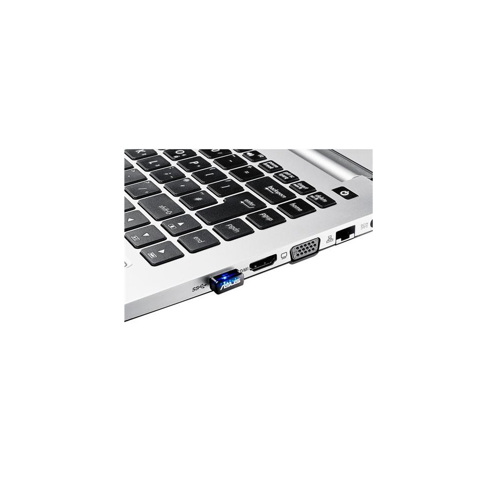 Produktbild för ASUS USB-N10 NANO - nätverksadapter - USB 2.0