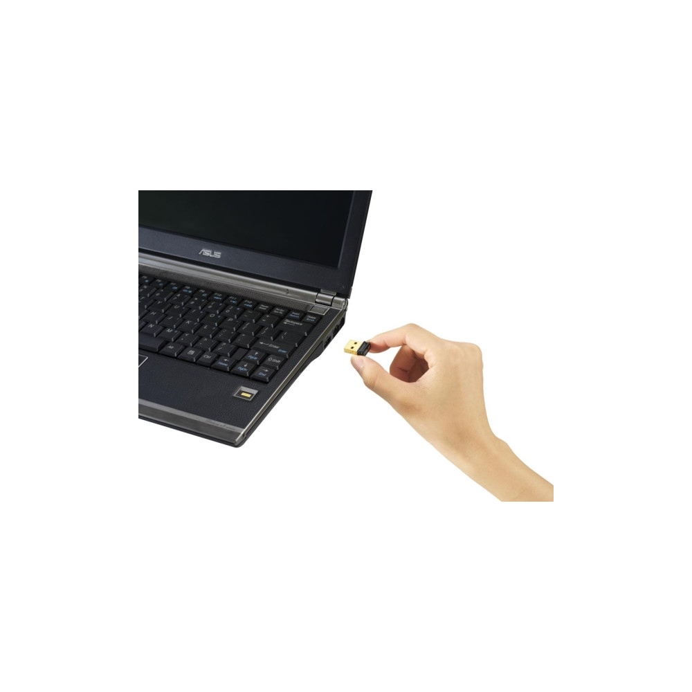 Produktbild för ASUS USB-N10 NANO - nätverksadapter - USB 2.0