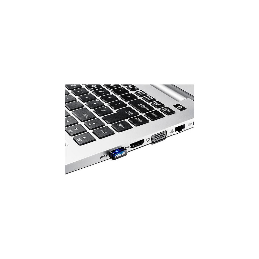 Produktbild för ASUS USB-N10 NANO - nätverksadapter - USB 2.0