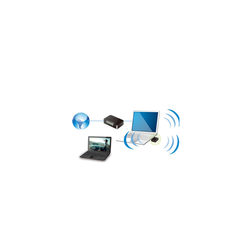 Produktbild för ASUS USB-N10 NANO - nätverksadapter - USB 2.0