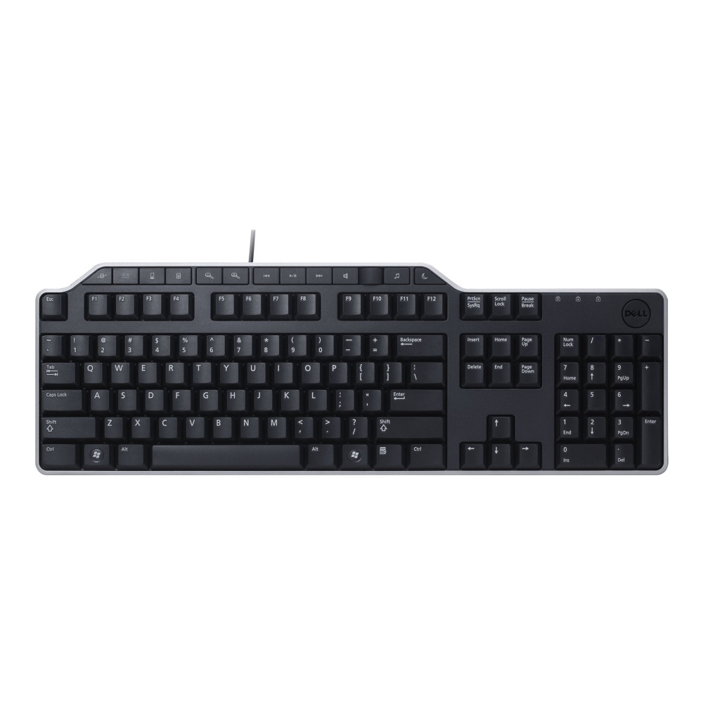 Produktbild för Dell Business Multimedia Keyboard KB522 - tangentbord - QWERTY - dansk - svart Inmatningsenhet
