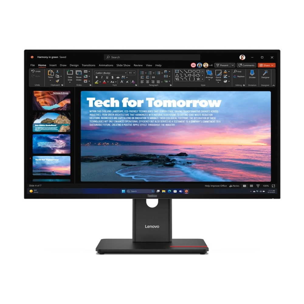 Produktbild för Lenovo ThinkVision T27qd-40 - LED-skärm - QHD - 27"