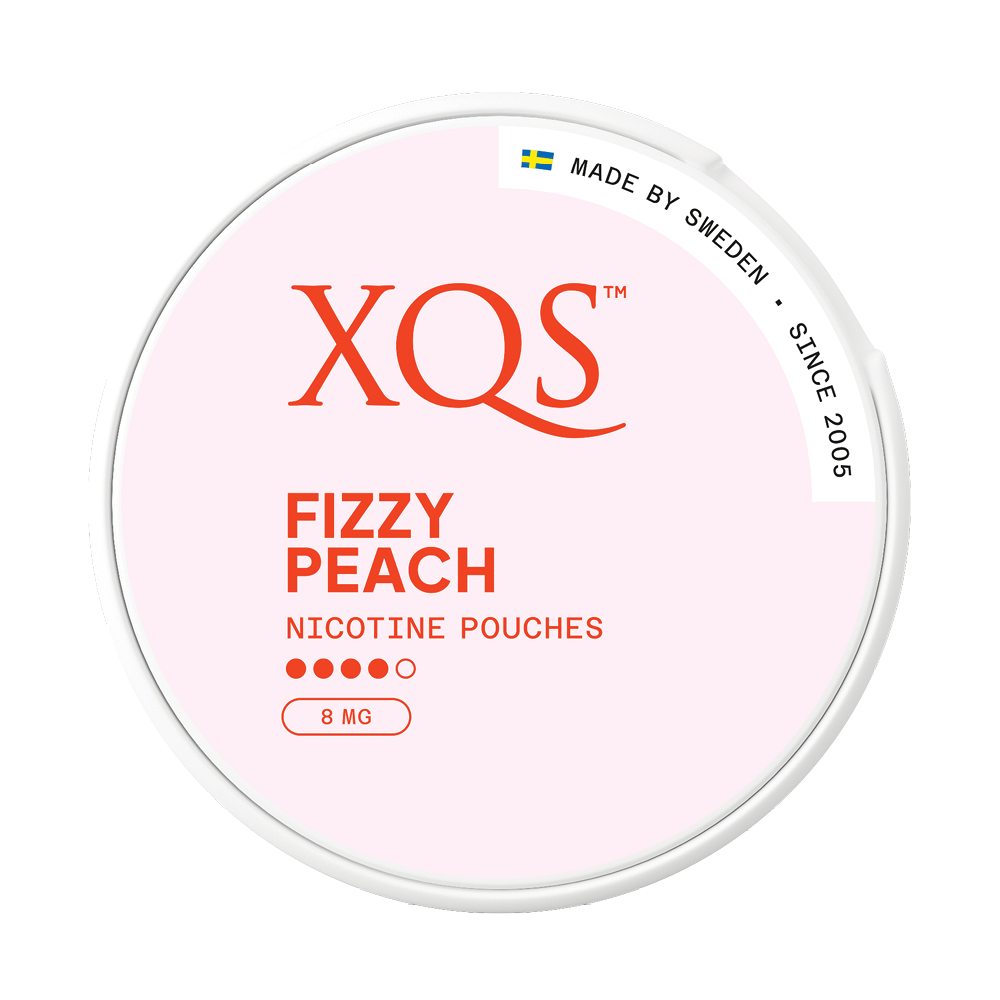 Produktbild för XQS Fizzy Peach 8mg 10-pack