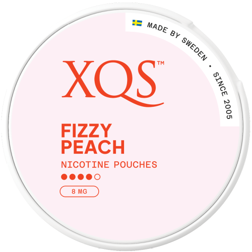 XQS XQS Fizzy Peach 8mg 10-pack
