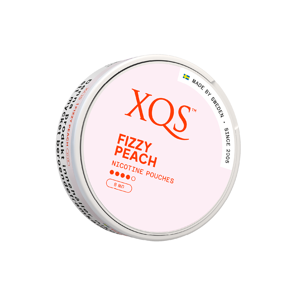 Produktbild för XQS Fizzy Peach 8mg 10-pack
