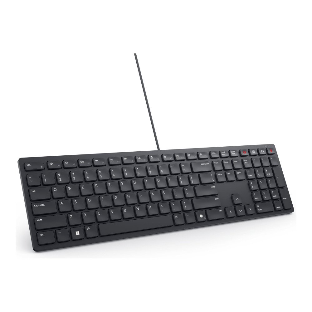 Produktbild för Dell Pro Silent Wired Collaboration Keyboard KB525C - tangentbord - QWERTY - hela norden - svart Inmatningsenhet
