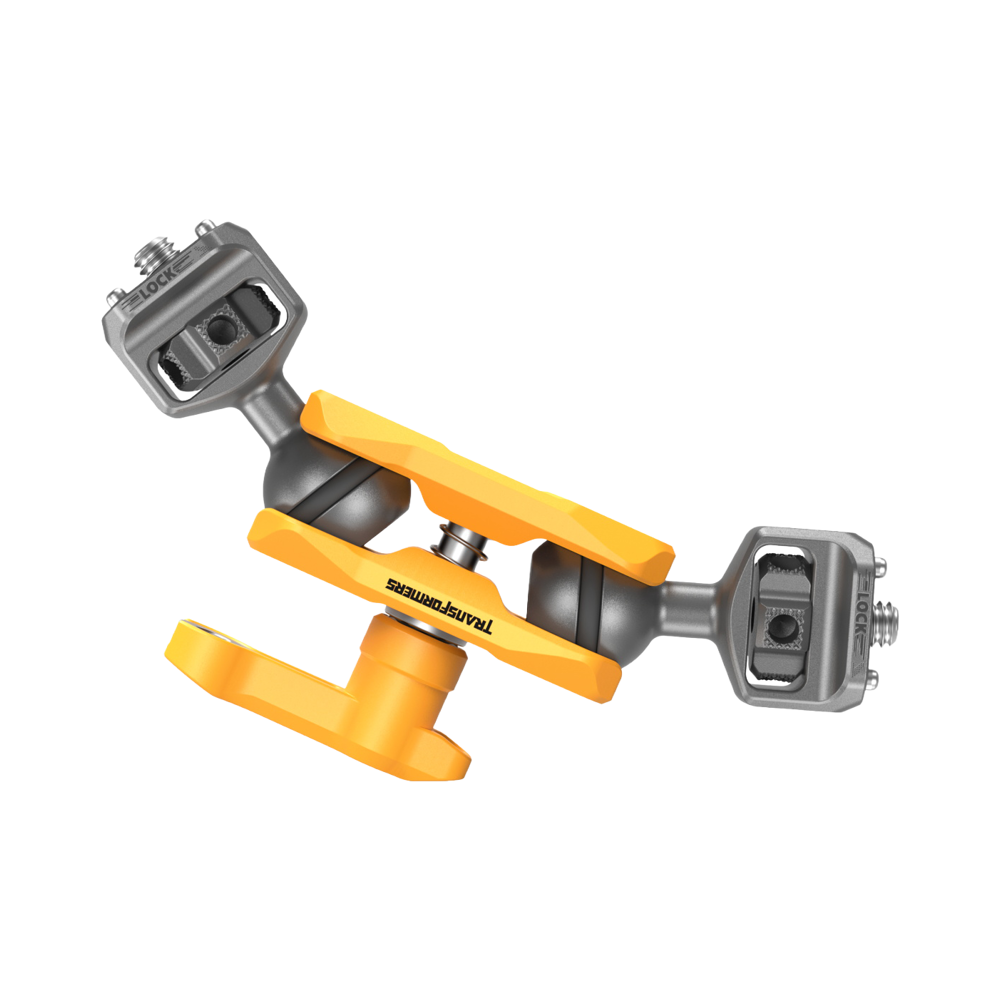 Produktbild för SmallRig 5522 Magic Arm Support with Dual Ball Heads 1/4”-20 Screws（BumbleBee Edition）