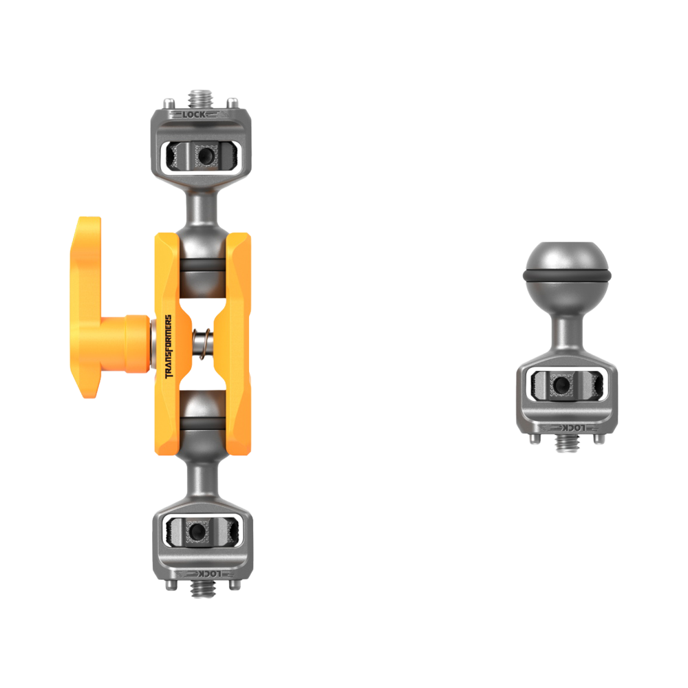 Produktbild för SmallRig 5522 Magic Arm Support with Dual Ball Heads 1/4”-20 Screws（BumbleBee Edition）