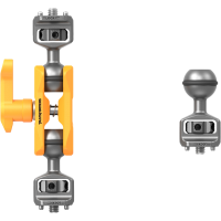 Produktbild för SmallRig 5522 Magic Arm Support with Dual Ball Heads 1/4”-20 Screws（BumbleBee Edition）