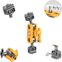 Produktbild för SmallRig 5522 Magic Arm Support with Dual Ball Heads 1/4”-20 Screws（BumbleBee Edition）