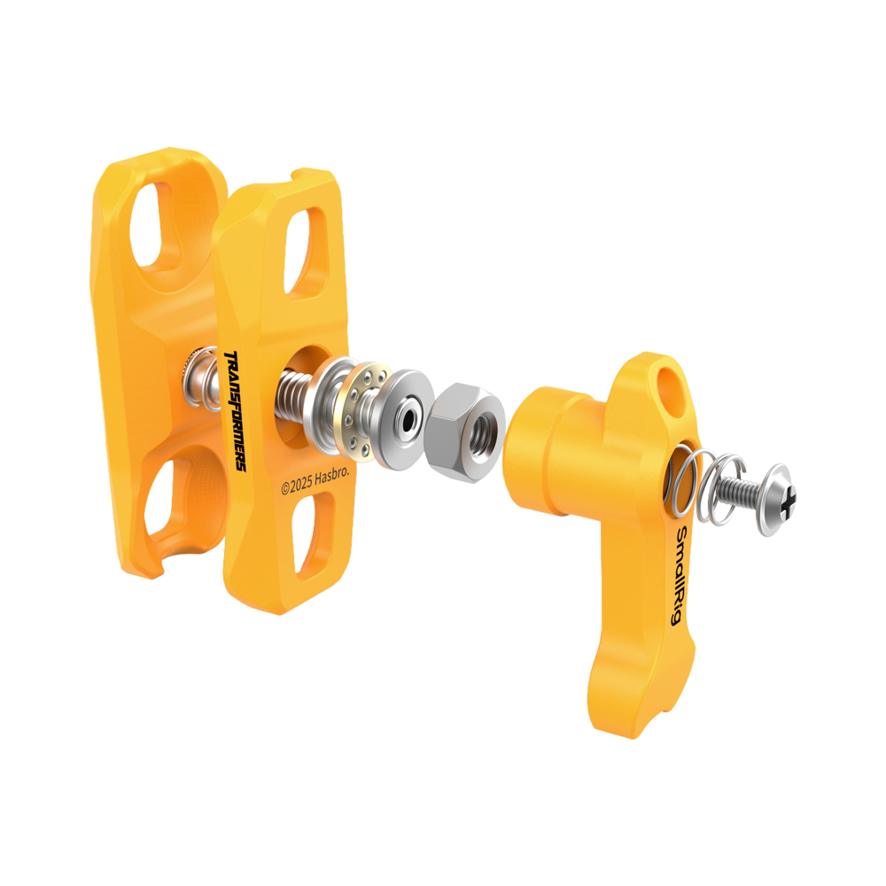 Produktbild för SmallRig 5522 Magic Arm Support with Dual Ball Heads 1/4”-20 Screws（BumbleBee Edition）