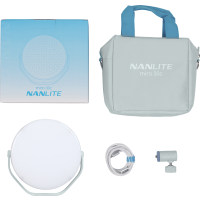 Produktbild för Nanlite Miro 30c LED Full-color Round Panel Light  (Mint Blue)
