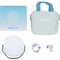Produktbild för Nanlite Miro 30c LED Full-color Round Panel Light  (Midnight Blue)