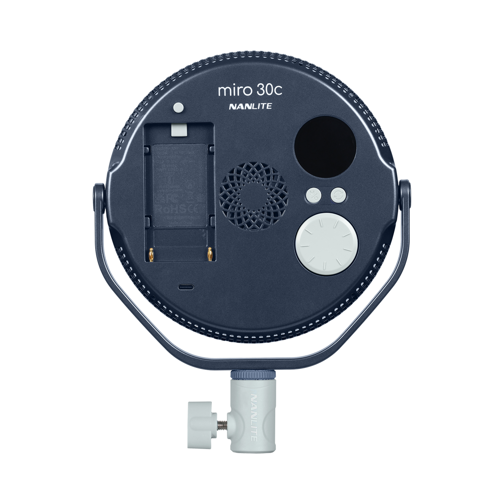 Produktbild för Nanlite Miro 30c LED Full-color Round Panel Light  (Midnight Blue)