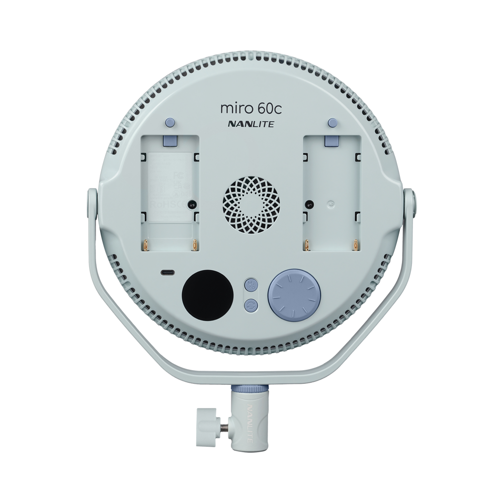 Produktbild för Nanlite Miro 60c LED Full-color Round Panel Light  (Mint Blue)
