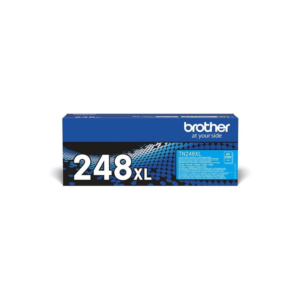 Produktbild för Brother TN248XLC - Lång livslängd - cyan - original - tonerkassett