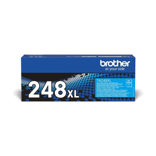 Brother Brother TN248XLC - Lång livslängd - cyan - original - tonerkassett
