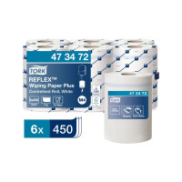 Produktbild för Aftørringspapir Allround Tork Reflex™ M4 Plus centerfeed, 2-...