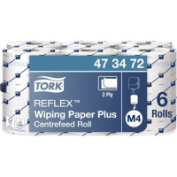 Produktbild för Aftørringspapir Allround Tork Reflex™ M4 Plus centerfeed, 2-...