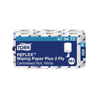Produktbild för Aftørringspapir Allround Tork Reflex™ M4 Plus centerfeed, 2-...
