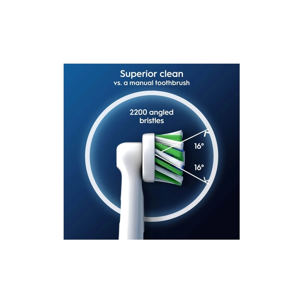 Produktbild för Oral-B CrossAction , 12 styck, Vit, 3 månad (er), Oral-B, Lå...