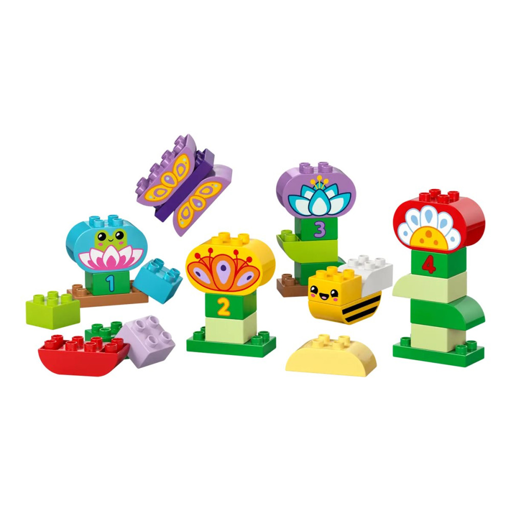 Produktbild för LEGO DUPLO 10444 - Kreativ Trädgård & Blommor - byggsats