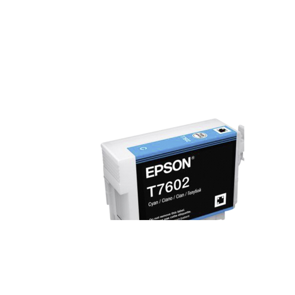 Produktbild för Epson T7602 - cyan - original - bläckpatron