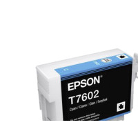 Produktbild för Epson T7602 - cyan - original - bläckpatron