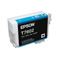 Produktbild för Epson T7602 - cyan - original - bläckpatron