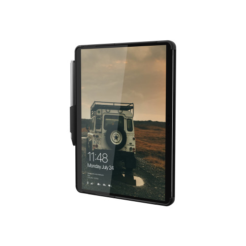 Urban Armor Gear UAG Rugged Case for Microsoft Surface Go 2 Non Retail - Scout Black - baksidesskydd för surfplatta - Övrigt inom datortillbehör