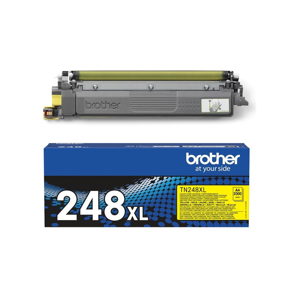 Produktbild för Brother TN248XLY - Lång livslängd - gul - original - tonerkassett