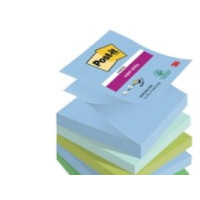 Produktbild för Post-It Super Sticky Z-Notes Oasis, 76 x 76 mm, pakke a 5 st...