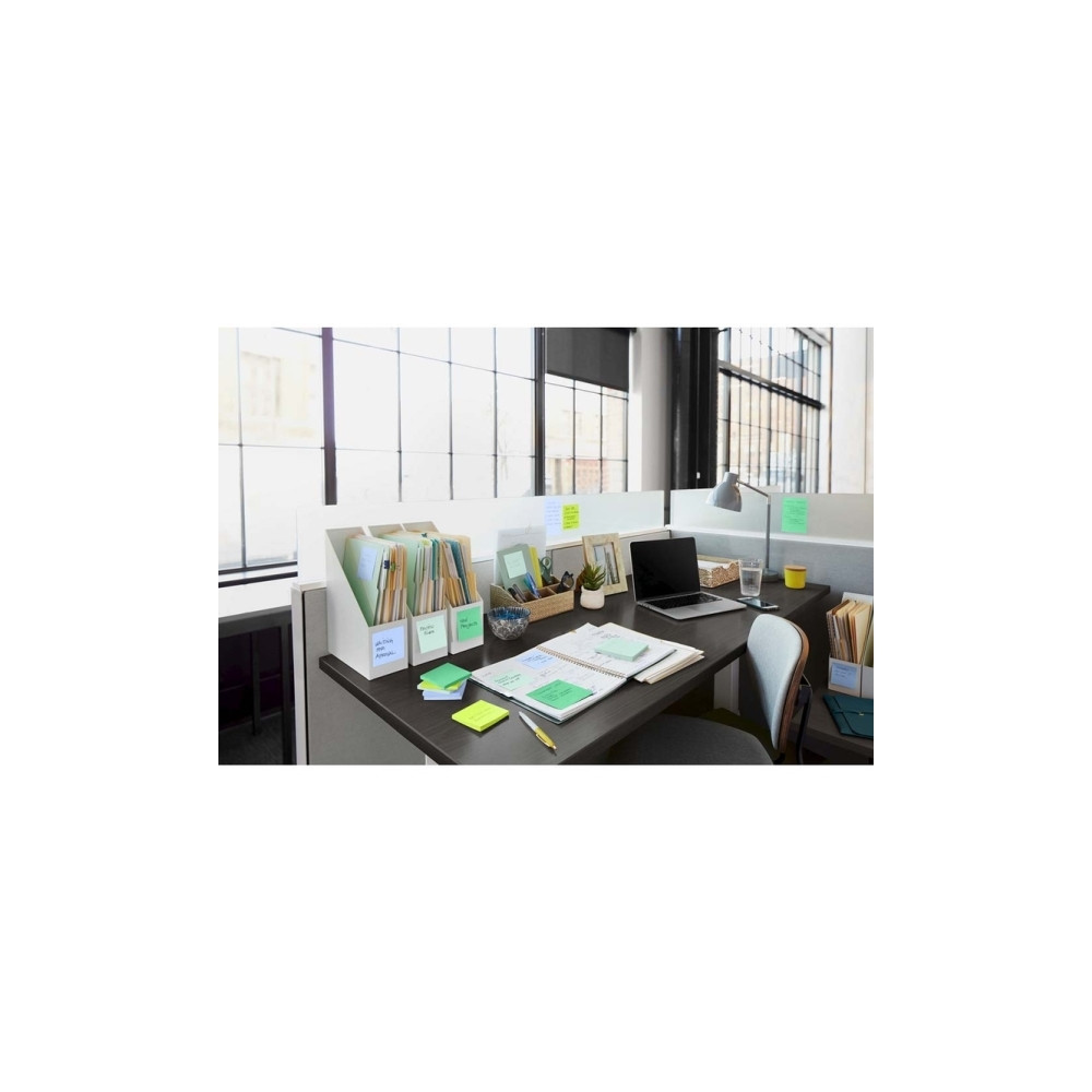 Produktbild för Post-It Super Sticky Z-Notes Oasis, 76 x 76 mm, pakke a 5 st...