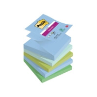 Produktbild för Post-It Super Sticky Z-Notes Oasis, 76 x 76 mm, pakke a 5 st...