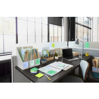 Produktbild för Post-It Super Sticky Z-Notes Oasis, 76 x 76 mm, pakke a 5 st...