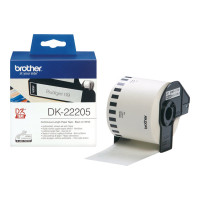 Produktbild för Brother DK-22205 - termiskt papper - Rulle (6,2 cm x 30,5 m)