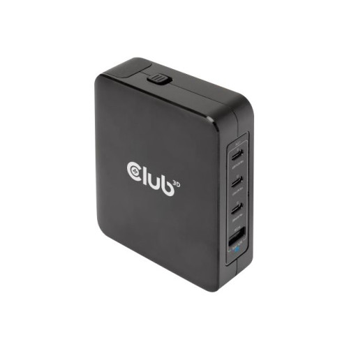 Club-3d Club 3D CAC-1917 strömadapter - GaN-teknik - USB, 3 x USB-C - 140 Watt