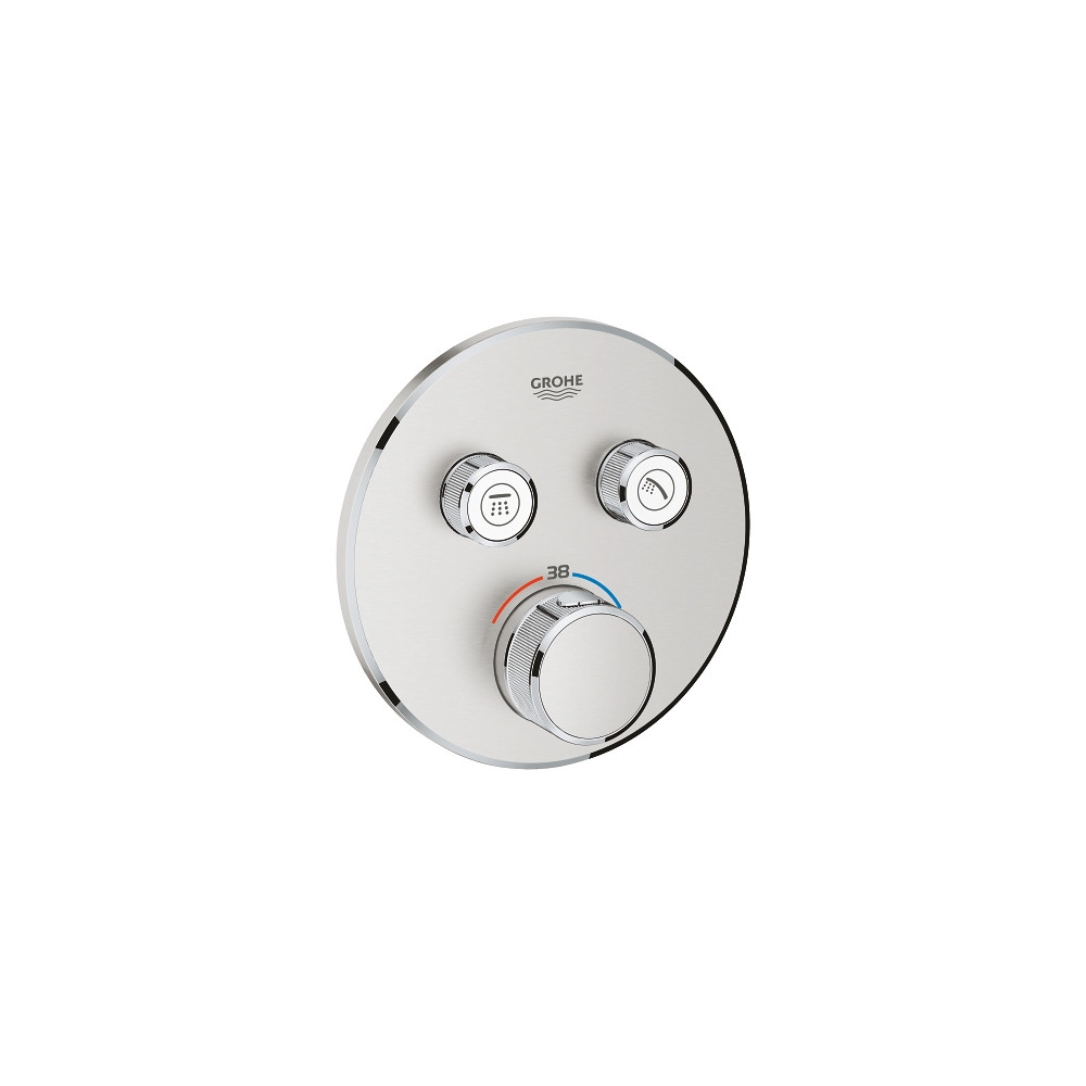 Produktbild för GROHE 29119DC0, Badkar och dusch, Roterande kranvred, Stål,...
