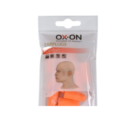 OX-ON Hörselkåpor/öronproppar comfort – mjuka, flexibla & smutsavv...