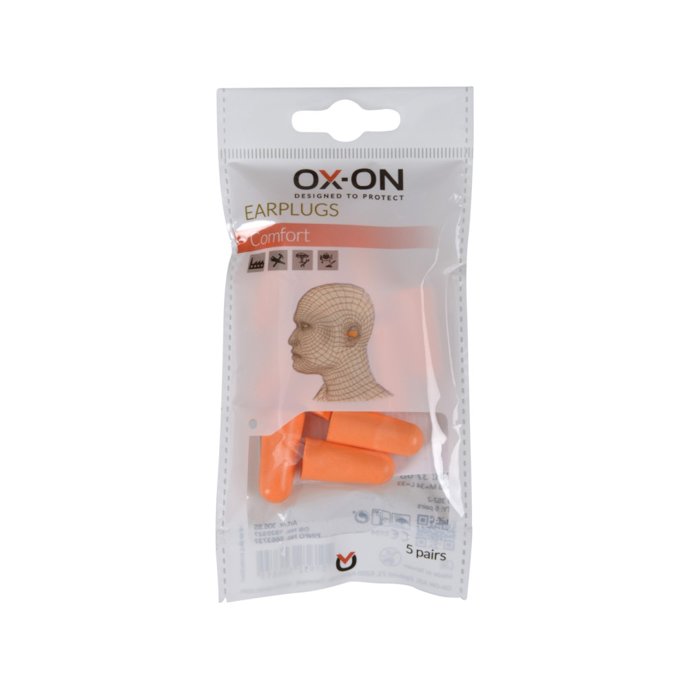 Produktbild för Hörselkåpor/öronproppar comfort – mjuka, flexibla & smutsavv...