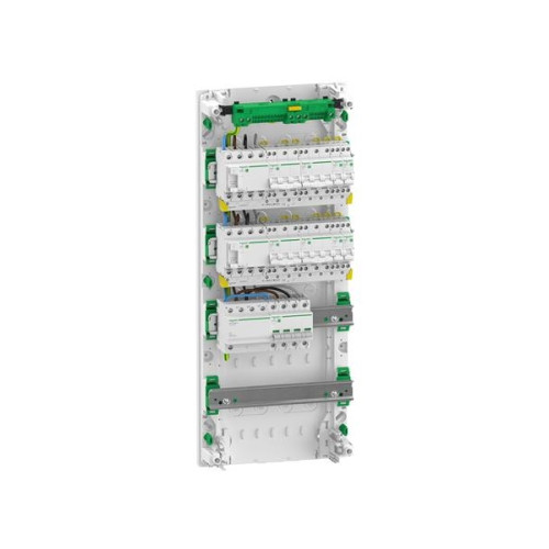 SCHNEIDER ELECTRIC Färdigmonterad Resi9 XP PW gruppcentral 4 rader 13M: 1xAFB 1...