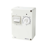 Produktbild för DEVIreg 610 termostat IP44 10 A 2-polig, område (-10°C till...