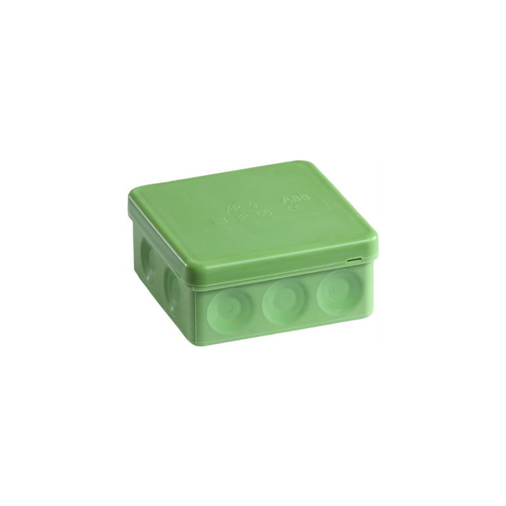 Produktbild för ABB Kopplingsbox AP9 2.5 med 10 membran hxbxd: 39x85x85 mm I...