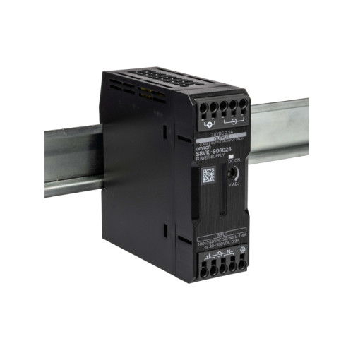OMRON Strömförsörjning av boktyp, 60 W, 24VDC, 2,5A, DIN-skena, in...