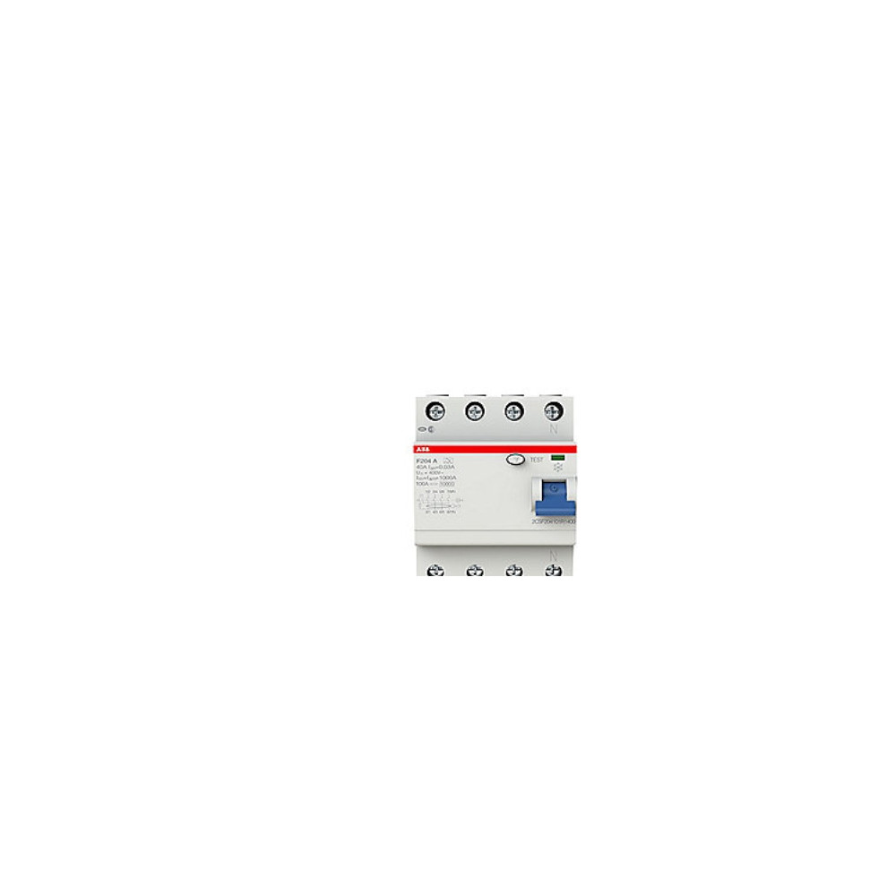 Produktbild för ABB 2CSF204101R1400, Jordfelsbrytare, Typ A, 230