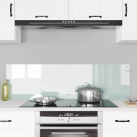 Produktbild för Köksskydd 2 pcs Vit 70 x 40 cm härdat glas