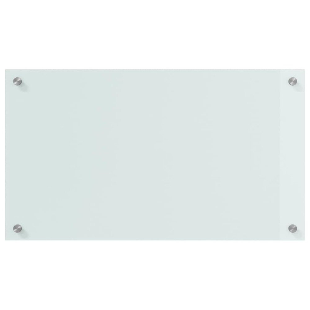 Produktbild för Köksskydd 2 pcs Vit 70 x 40 cm härdat glas