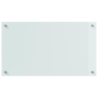 Produktbild för Köksskydd 2 pcs Vit 70 x 40 cm härdat glas