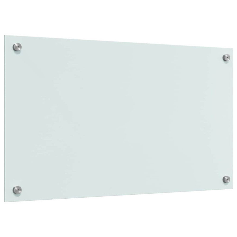 Produktbild för Köksskydd 2 pcs Vit 70 x 40 cm härdat glas